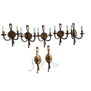 Brass Electrical Light Fixtures (7 total) free shipping